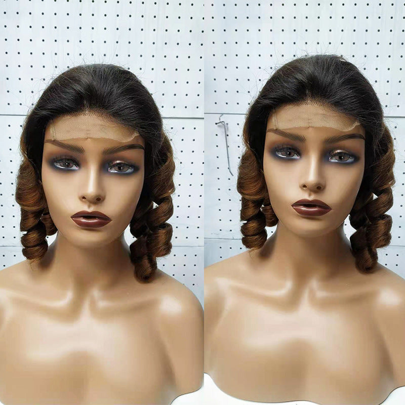 Double Drawn Funmi Hair Wigs Lace Wig Spring Curly