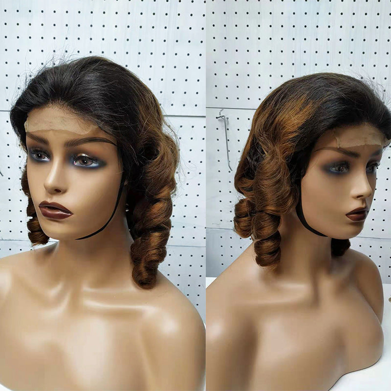 Double Drawn Funmi Hair Wigs Lace Wig Spring Curly