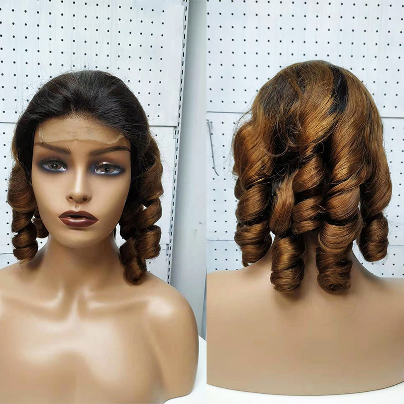 Double Drawn Funmi Hair Wigs Lace Wig Spring Curly